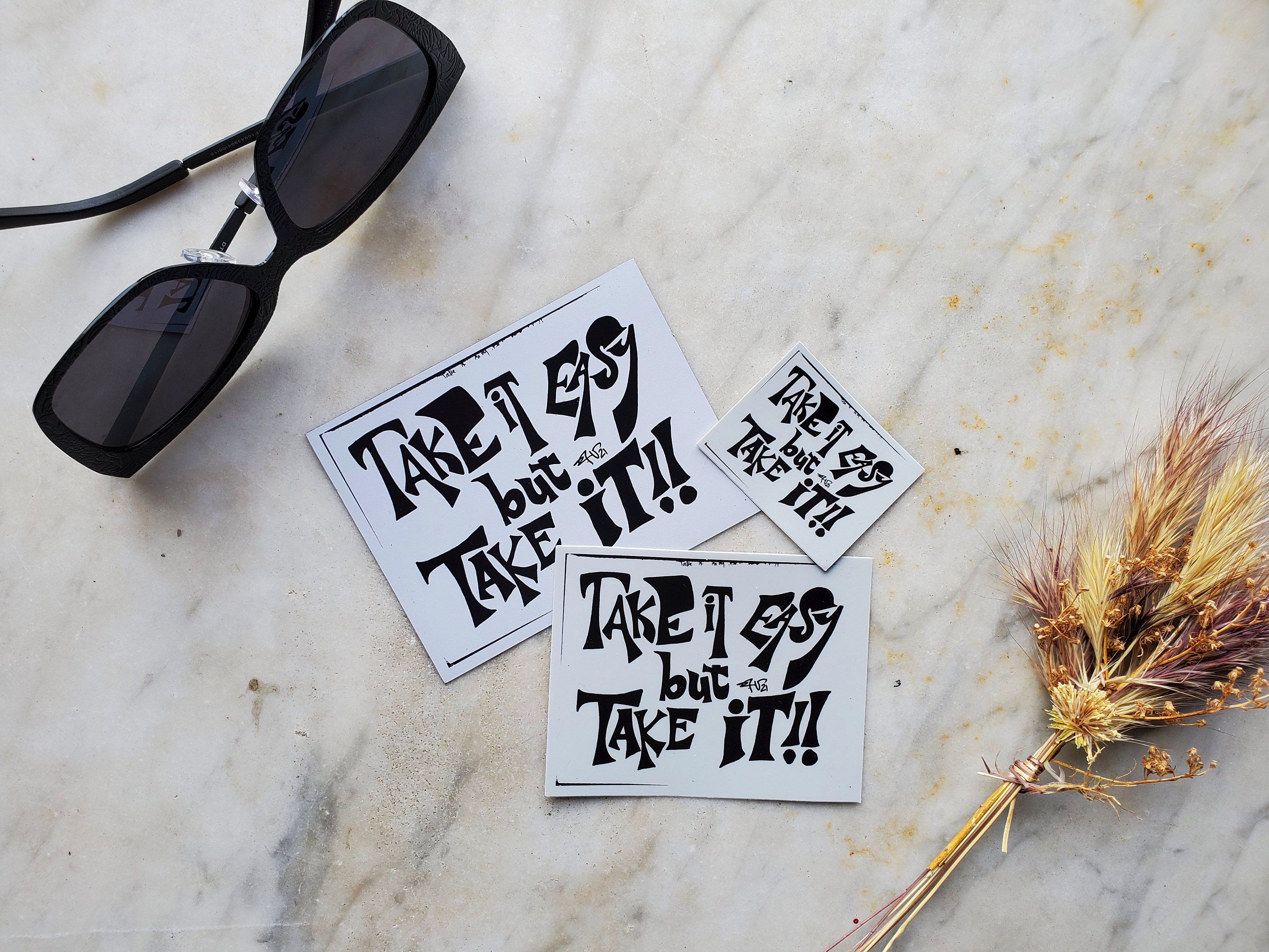 Take It Easy Sign - Etsy