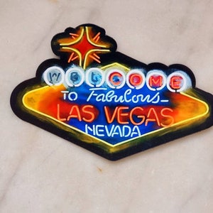 Ven al imán de letreros de neón de Las Vegas