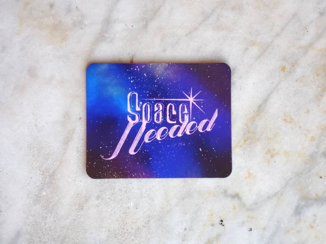 Space Needed Space Universe Ramblin Arts Etsy UK