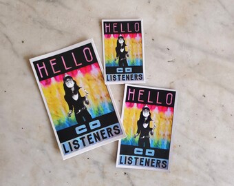 Conjunto de productos Hello CD Listeners, ramblin arts, amanda visger