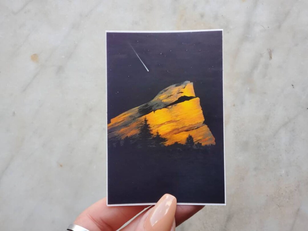 Red Rocks Sticker - Etsy