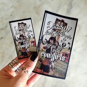 Daddys Don&#39;t Let Yer Babies sticker, ramblin arts, amanda visger