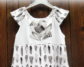 Pájaro vestido de dos pasos