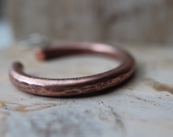 Chunky copper bangle