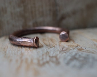 Medieval style copper bangle