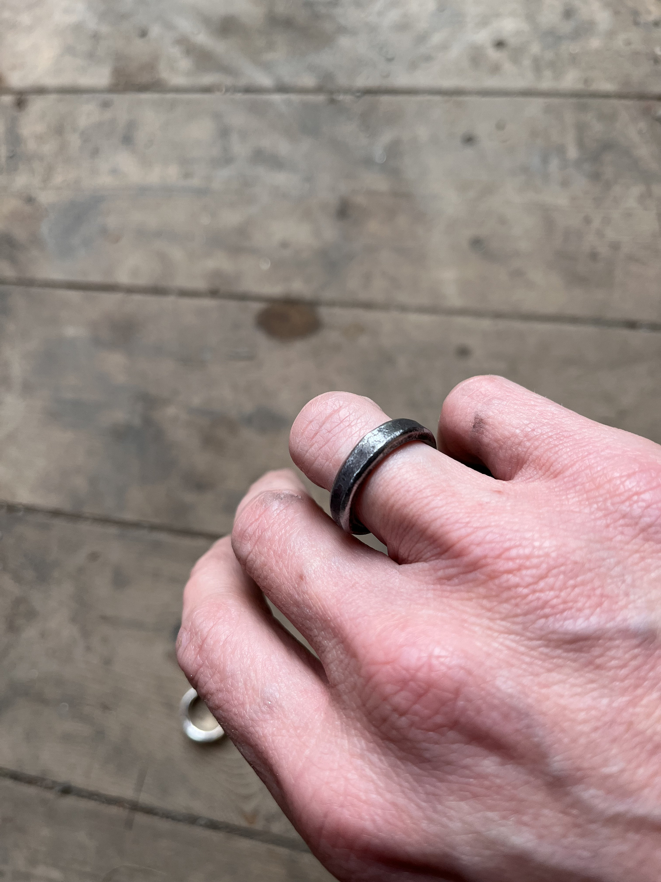 Hand Forged Horseshoe Ring - Etsy