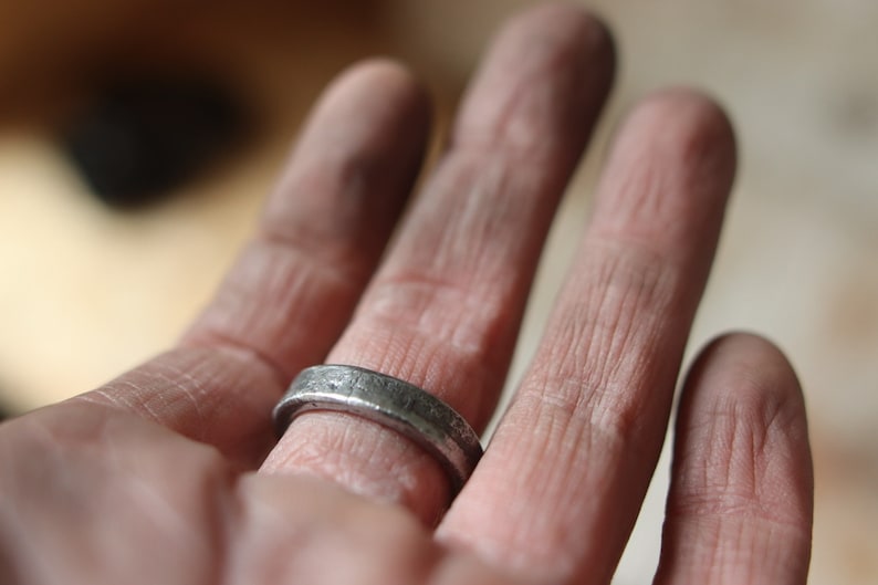 Iron ring. Rustic, raw and organic. image 8