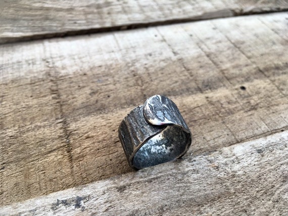 Hand forged wedding bands deals