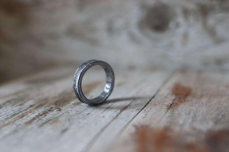 Iron ring. Rustic, raw and organic. image 5