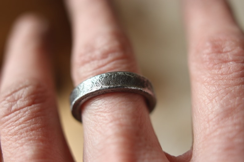 Iron ring. Rustic, raw and organic. image 9