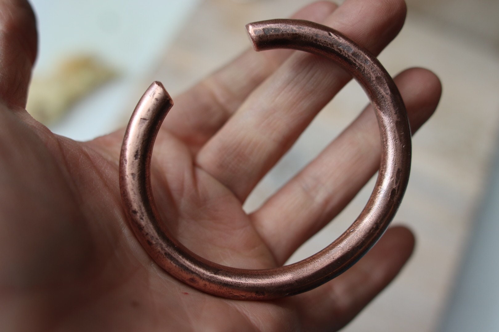 Chunky Celtic Copper Bracelet (UNISEX) – Bijoux Chics Jewellery