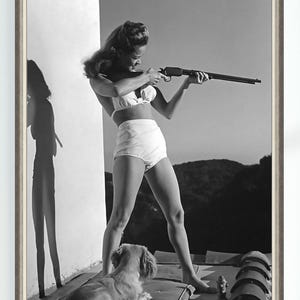 Woman Rifle Photo - Etsy