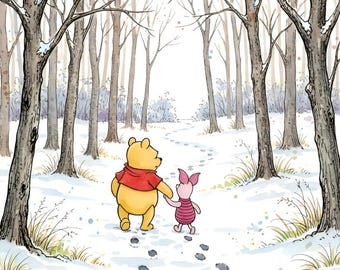 ピグレットは後ろからプーさんに近づきました。プーさん！彼はささやき