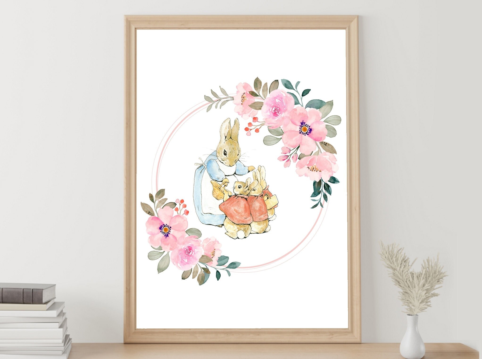 The Tale of Jemima Puddle Duck Beatrix Potter Kids Room Wall Decor Art  Print Poster (8x10)