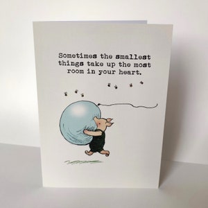 Winnie de Pooh-citatenkaarten Soms nemen de kleinste dingen het meeste in beslag... Winnie de Pooh-cadeaubonnen blanco briefje 2KOPEN + 1GRATIS