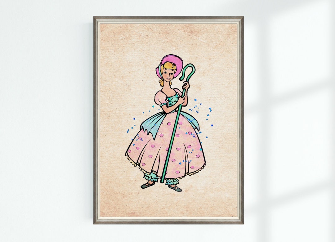 Toy Story Poster Bo Peep Art Print Printable Baby Room Decor Instant Toy Story Poster Bo Peep Art Print Printable Baby Room Decor Instant