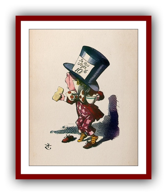 Alice In Wonderland Illustrations Mad Hatter Alice In Wonderland