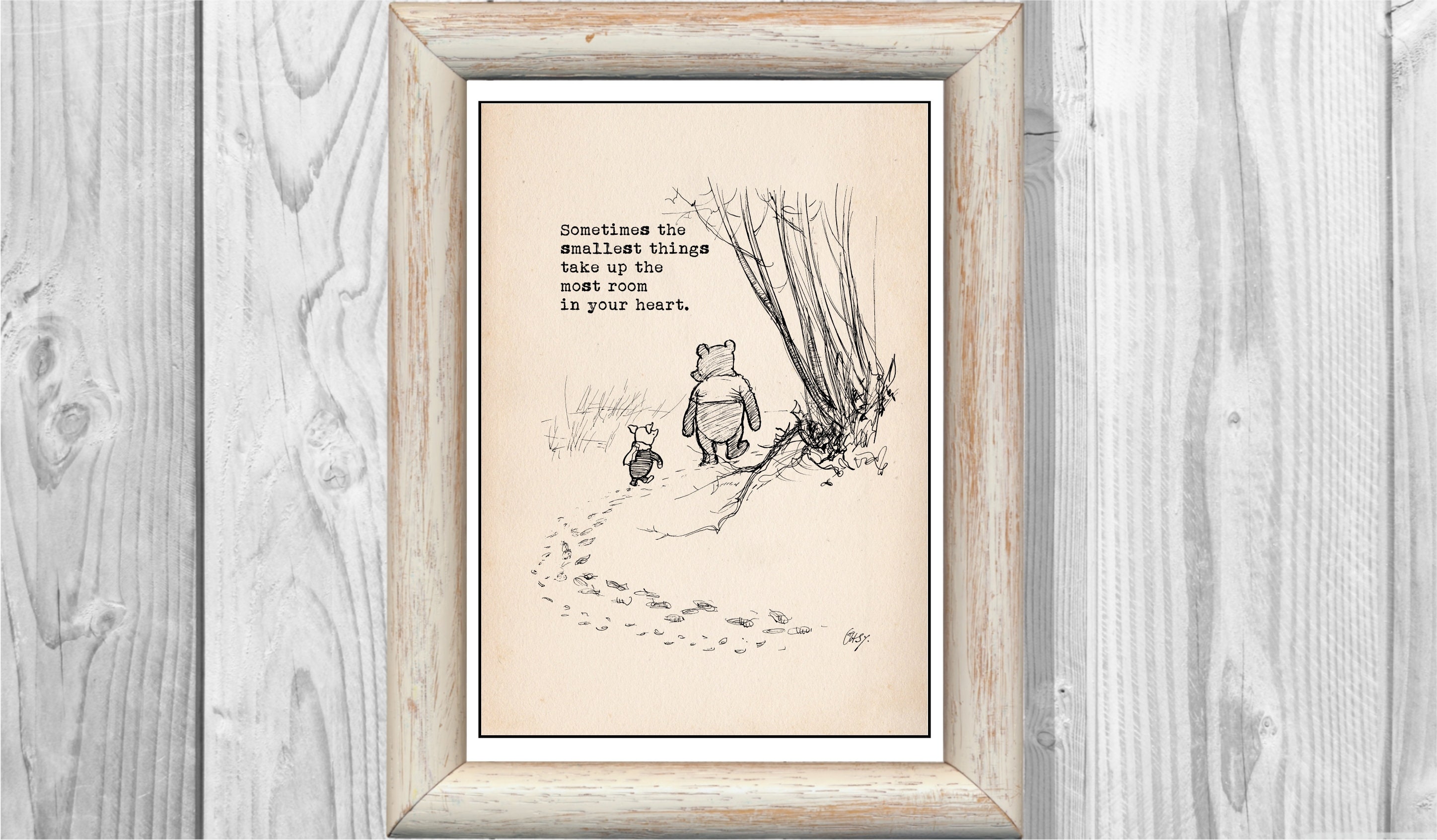 Winnie Pooh Manchmal Nehmen Die Kleinsten Dinge Manchmal nehmen die kleinsten Dinge die meisten... Winnie der | Etsy