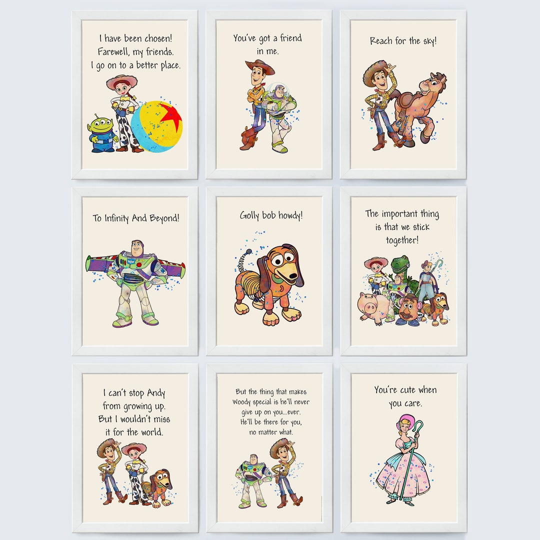 toy-story-quote-set-of-9-poster-woody-buzz-to-infinity-and-beyond