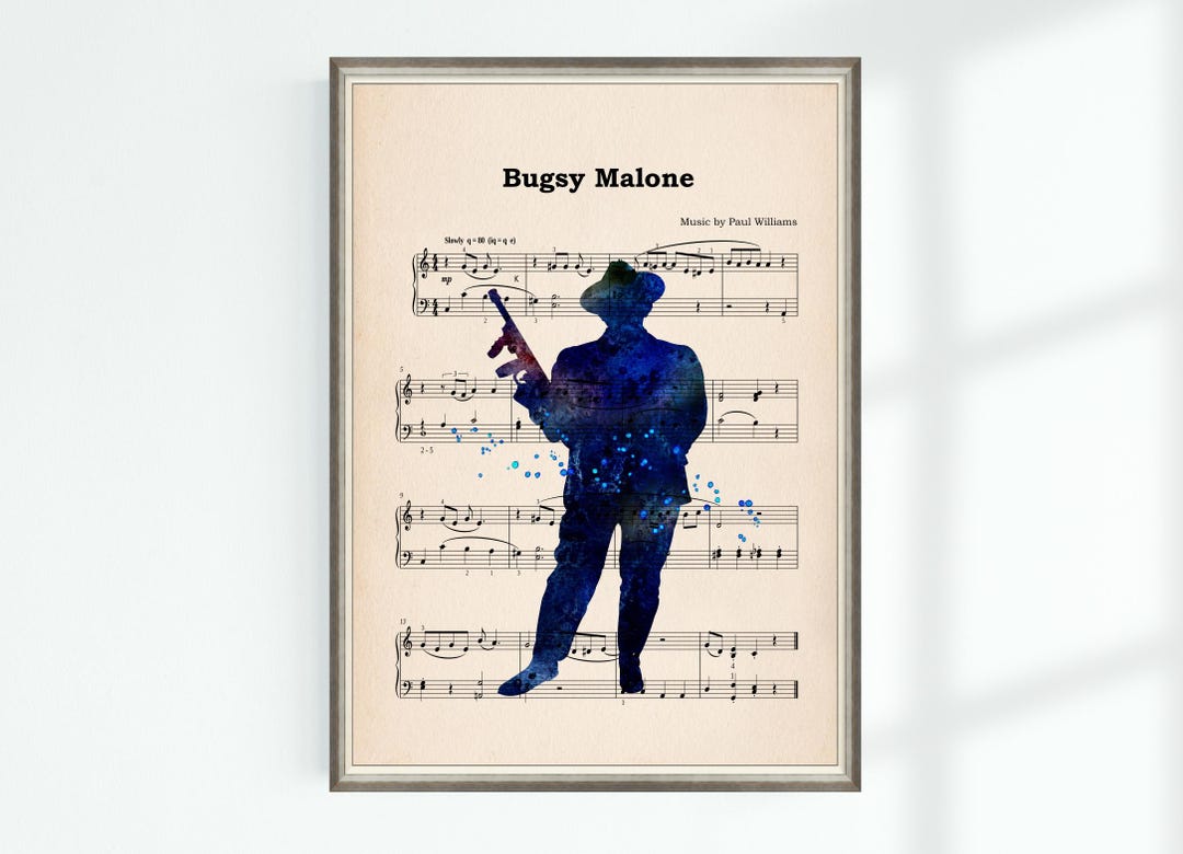Bugsy Malone Musical Poster Fat Sam Bugsy Malone Sheet Music High ...