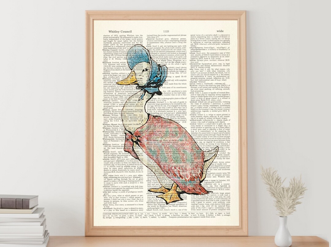 Jemima Puddle Duck Peter Rabbit Print Beatrix Potter Poster Home Decor ...