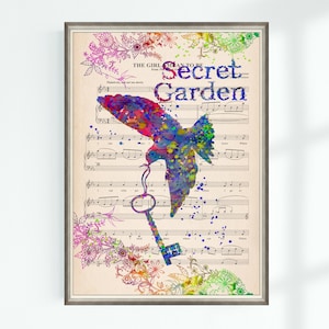 Secret Garden Musical Poster High School Art Print Nursery Instant Digital Download