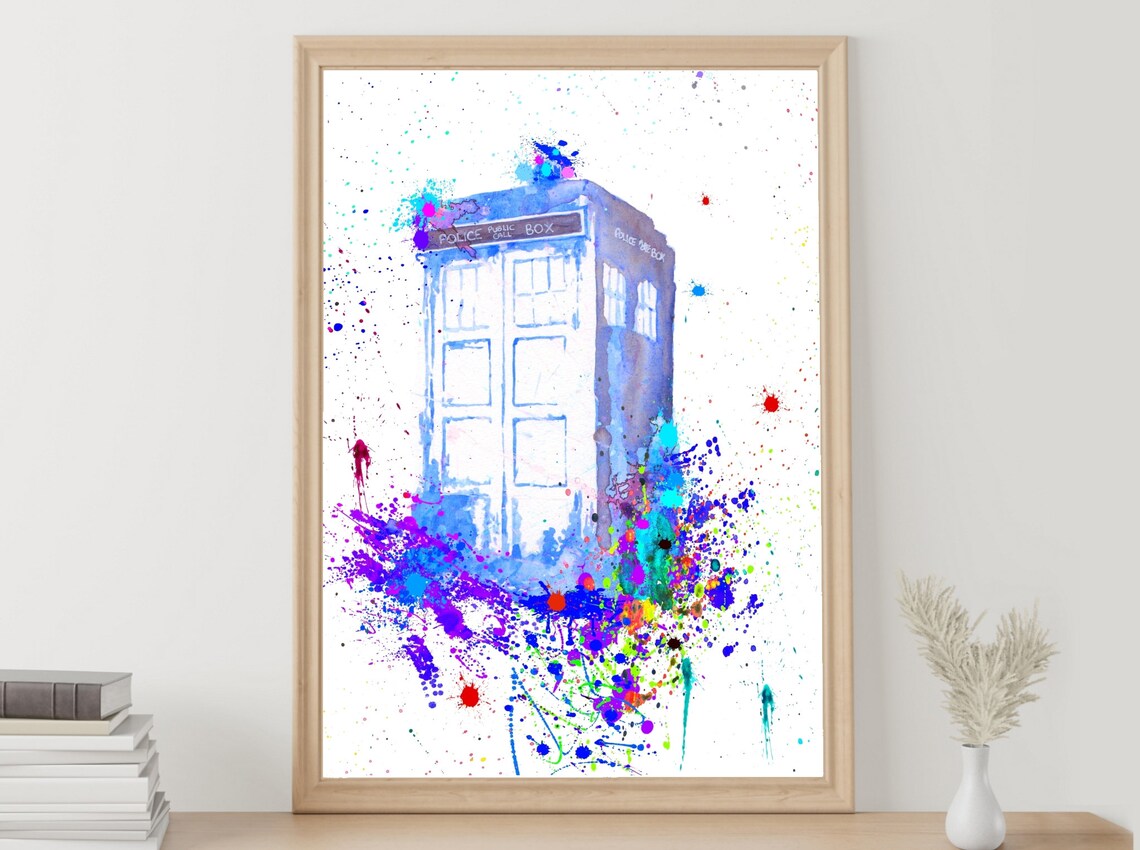 Doctor Who Poster Tardis Art Print Nursery Home Art Wall Decor Poster ...