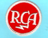 RCA Victor Radio Corp of America Original Logo Embroidered Old School Patch - Vintage
