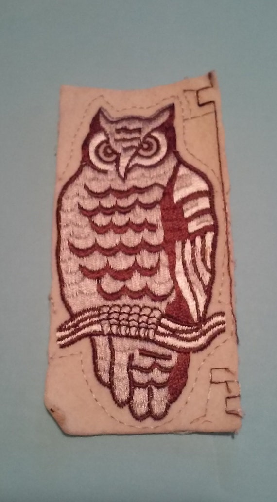 Large Owl Jacket Patch, Applique, Wild Animals, B… - image 2