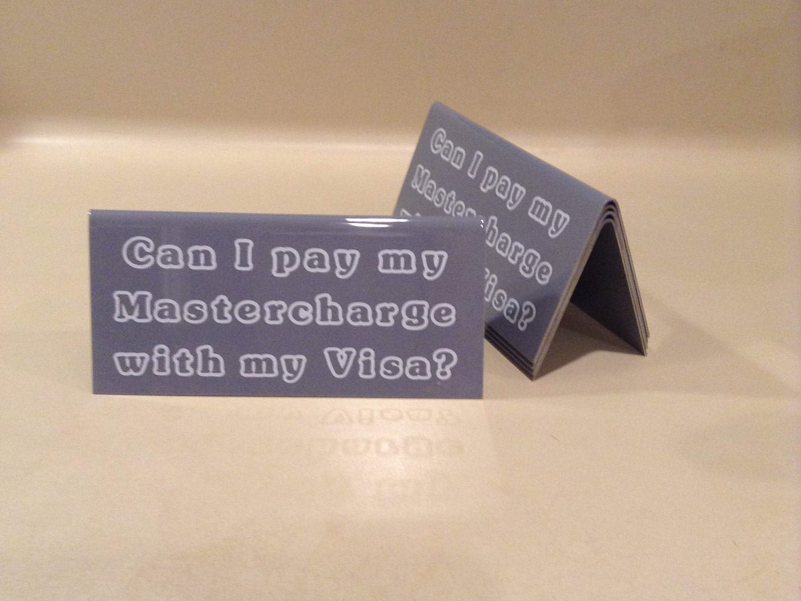 Can I Pay My Mastercharge With My Visa Self standing Desk Etsy