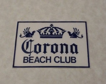 Corona Beach Club Baja California Patch Vintage Beer 