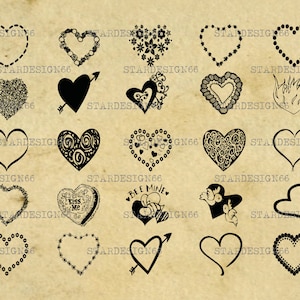 Digitale SVG, PNG, JPG, clipart, San Valentino, silhouet, vettore, download onmiddellijk
