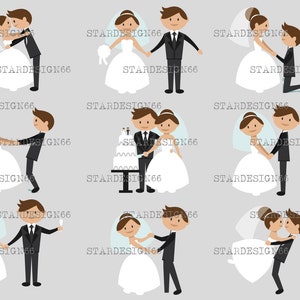 EPS PNG JPG digitali Amanti, matrimonio, innamorati, amore, coppia, matrimonio, vettore, clipart, silhouette, download immediato