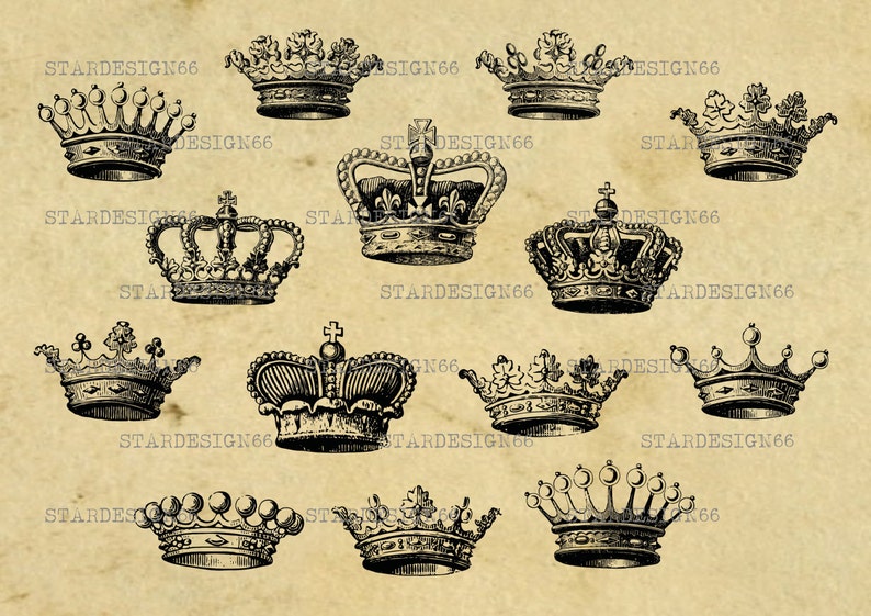 Download Clip Art Prince Crown Clipart Vector Instant Download Digital Svg Png Jpg Crown King Silhouette Royal Crown Queen Princess Art Collectibles