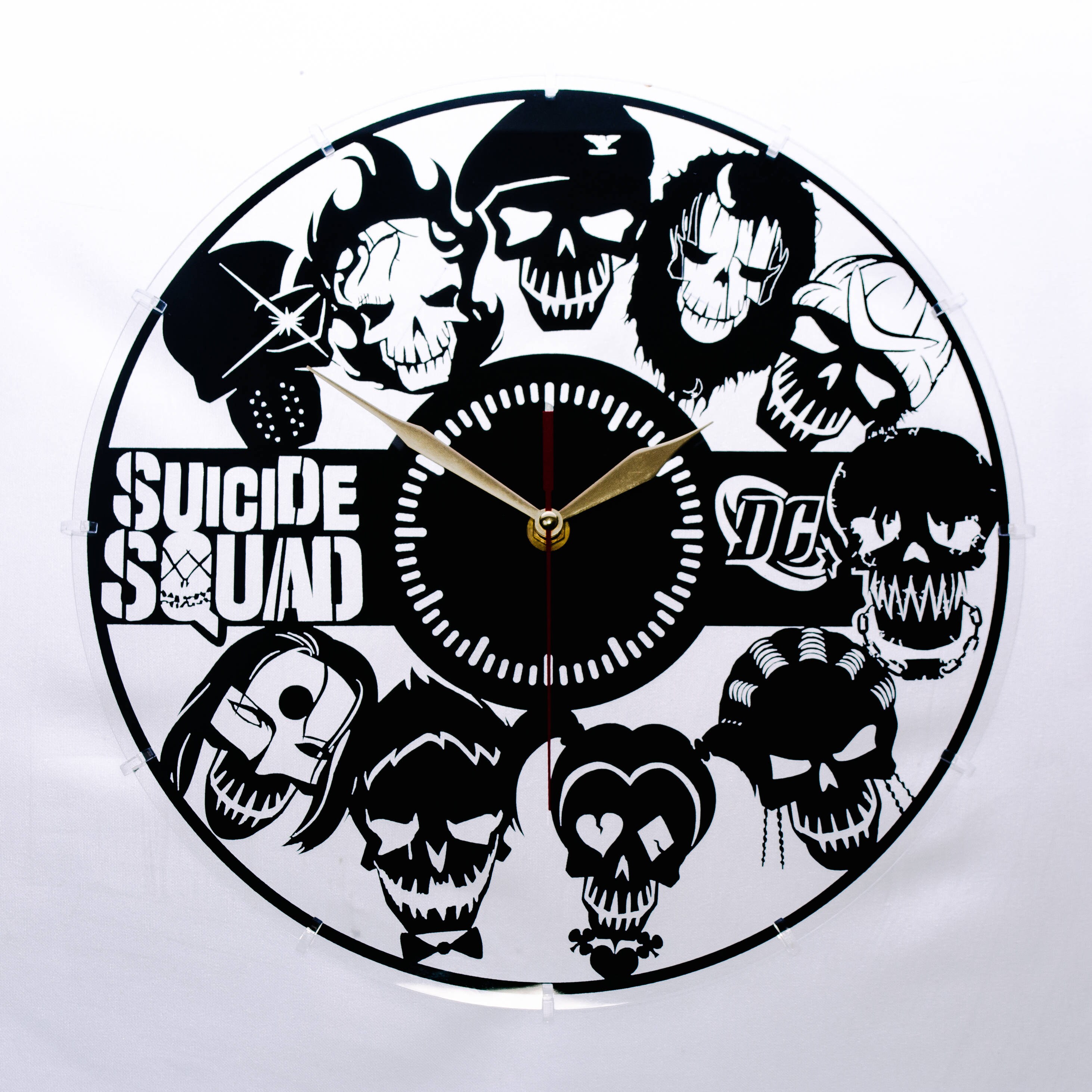 Acrylic clock Laser cutting Wall clocks Birthday present Etsy
