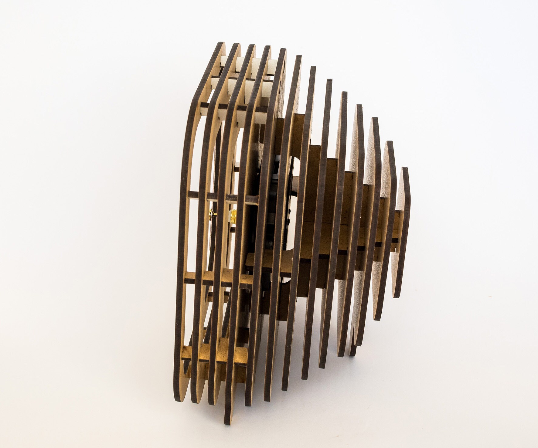 Wood Black Clock HDF Clocks Laser Cut Black Hole Clock Classic Etsy