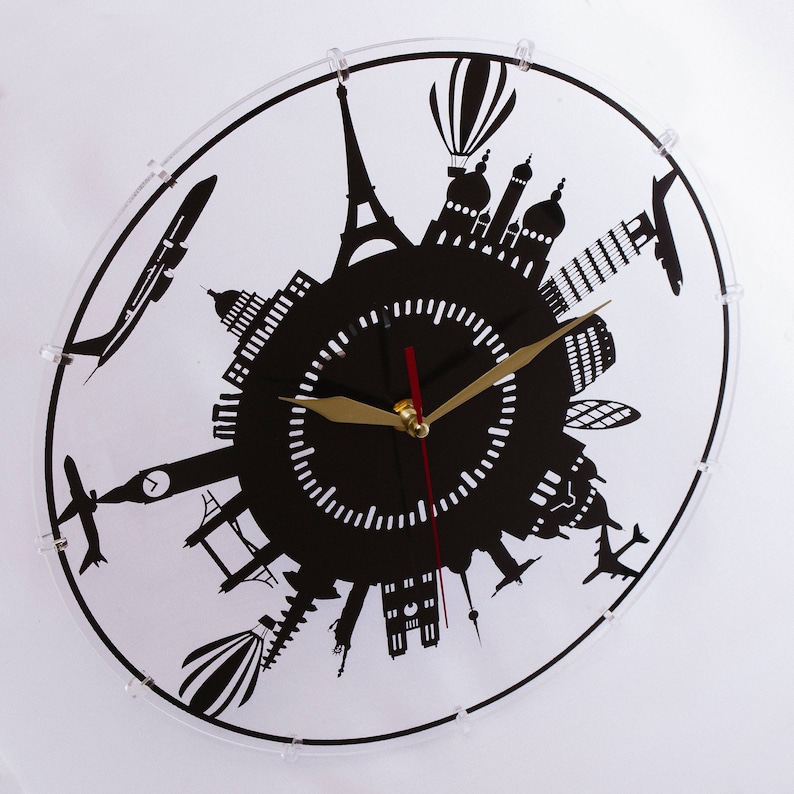 travel clock decor