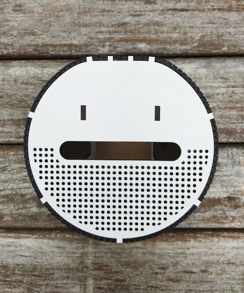 White speaker Electronic item Portable speaker Techie gift Meloman gift Wooden speaker Wonderful holder Wireless speaker Personalized holder