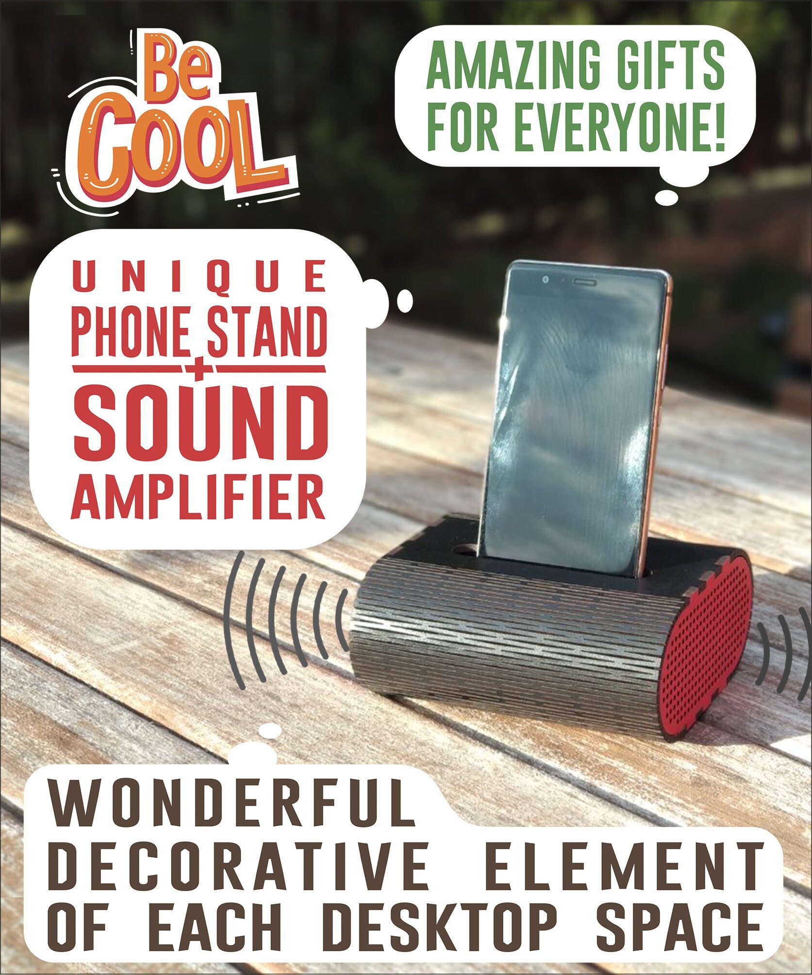 Sound Amplifier Acoustic Speaker Creative Gift Ideas Gifts For - Etsy