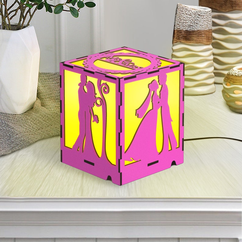 Wedding Love Gifts for Her Night Lamp Love Gift Idea Couple Kissing