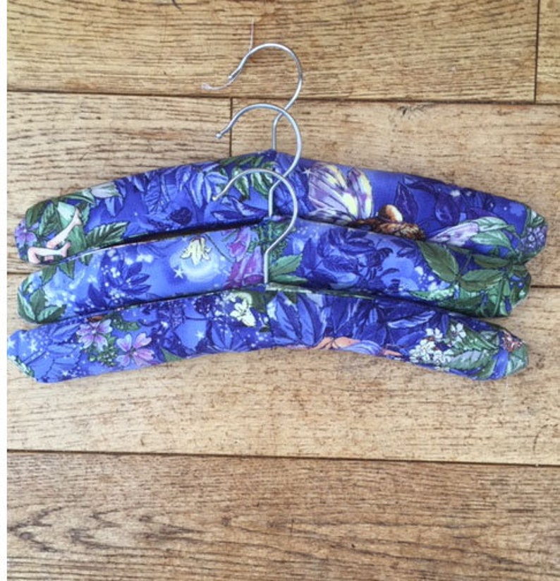 Handmade Luxury Padded Children's Coat Hangers in Midnight Etsy