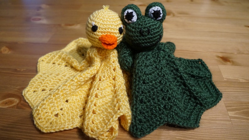 Green Frog Security Blanket Crocheted Frog Blanket Baby | Etsy