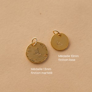 Collier duo Astro Motif médaille astrologique personnalisable signe zodiaque gravée cadeau pour elle, soeur, amie, maman lune image 4