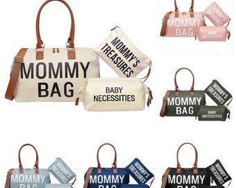 MOMMY PRAM BAG Set: Stylish and Practical On-the-Go Solution, perfect for mums prams, days out and mums to be