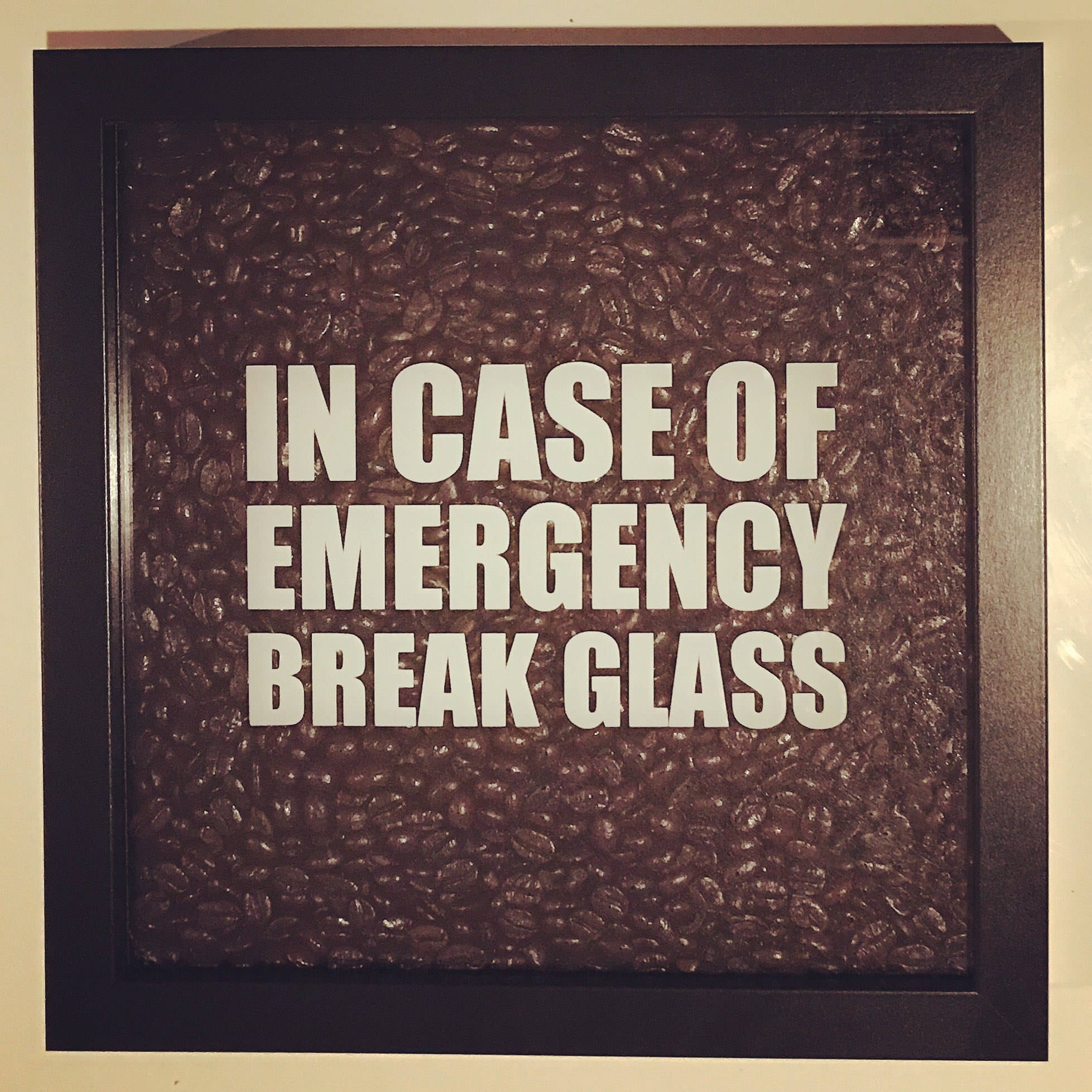 In Case Of Emergency Break Glass Coffee Lovers Novelty Gift Etsy In Case Of Emergency Break Glass Coffee Lovers Novelty Gift Etsy