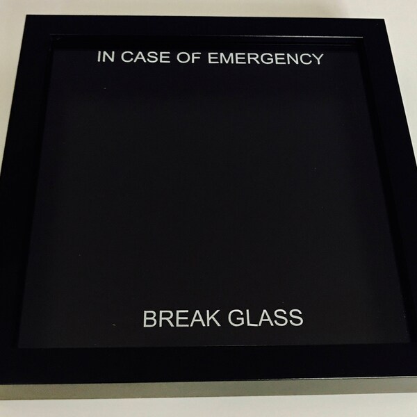 In Case of Emergency Break Glass Coffee - Etsy