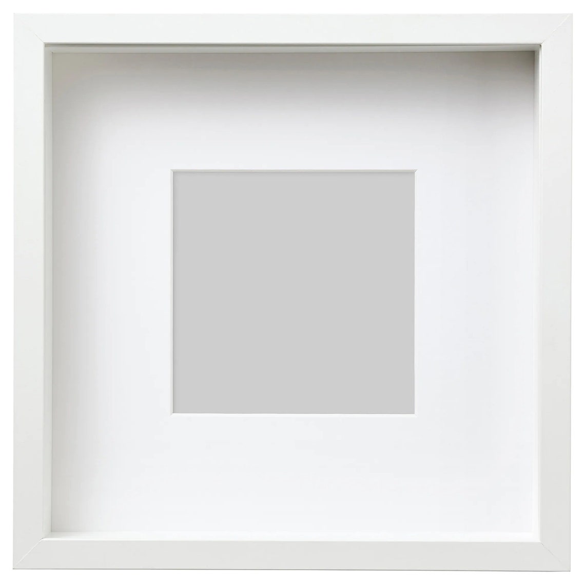 Stunning Extra Deep White Box Frames 25cm x 25cm perfect for Etsy