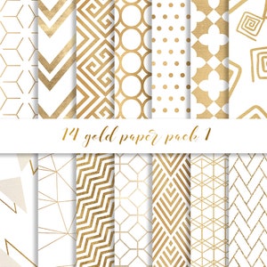 Gold Digital Paper, Gold Foil Digital Paper, Gold Foil, Scrapbook Paper,  Foil, Gold Digital Paper, Metallic Gold, Brushed Gold, DOWNLOAD 