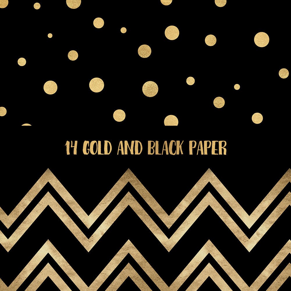 Black & Gold Glitter Washi – Graphic 45 Papers