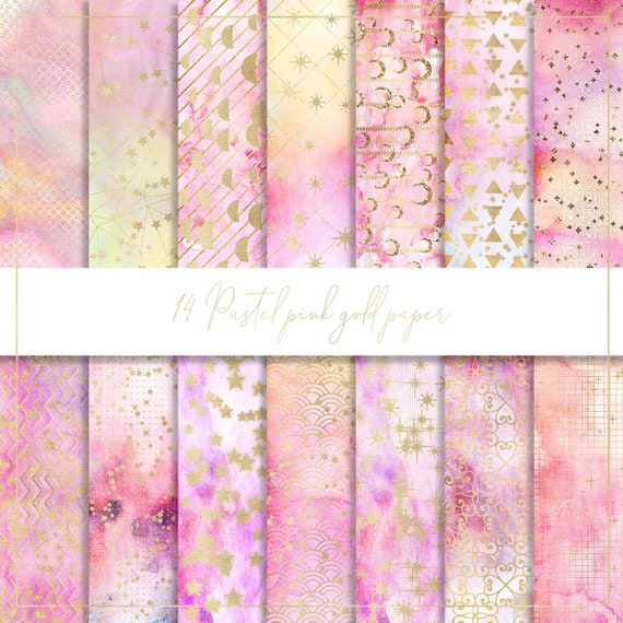Pink digital paper: PINK TEXTURES with pink background, pink